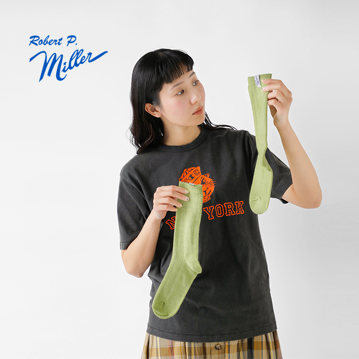MILLER(ミラー)1Pカラークルーソックス351c