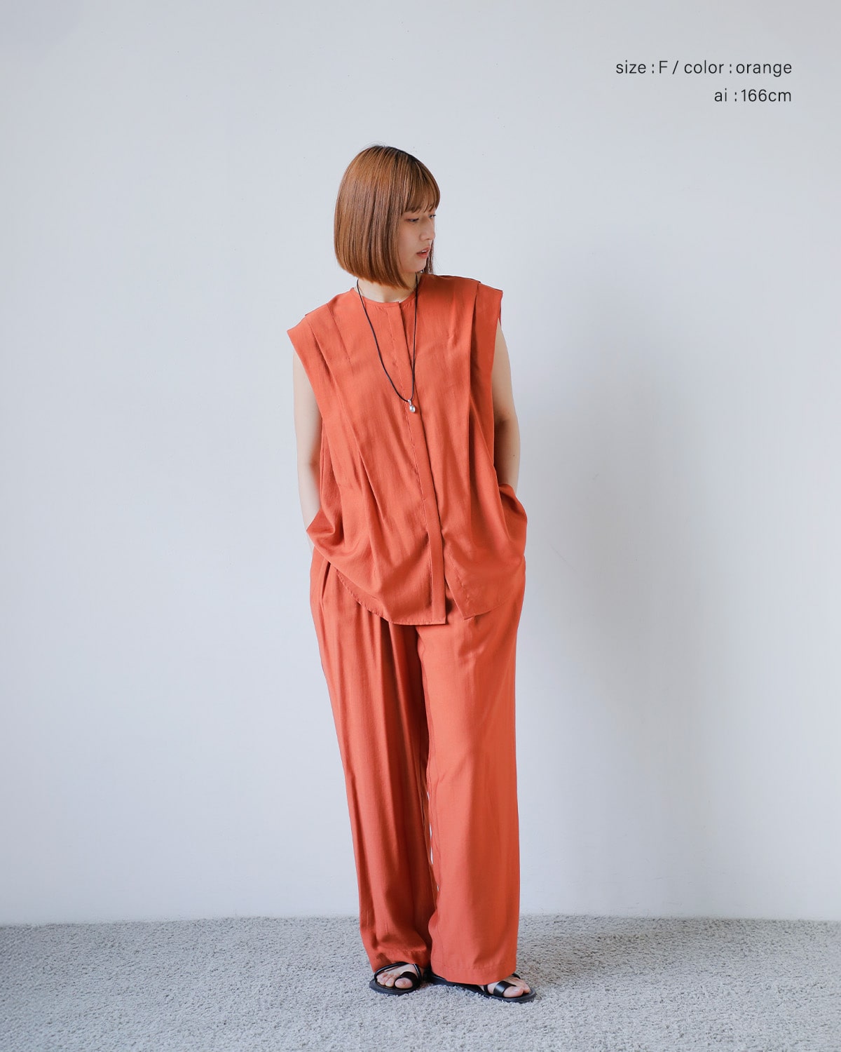 CHIGNON(シニヨン)タックイージーパンツ 3652-173kk