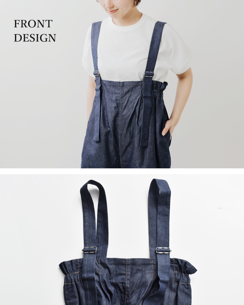 値段交渉可】INTER FACTORY yanコラボ デニムサロペット M 探し回ら