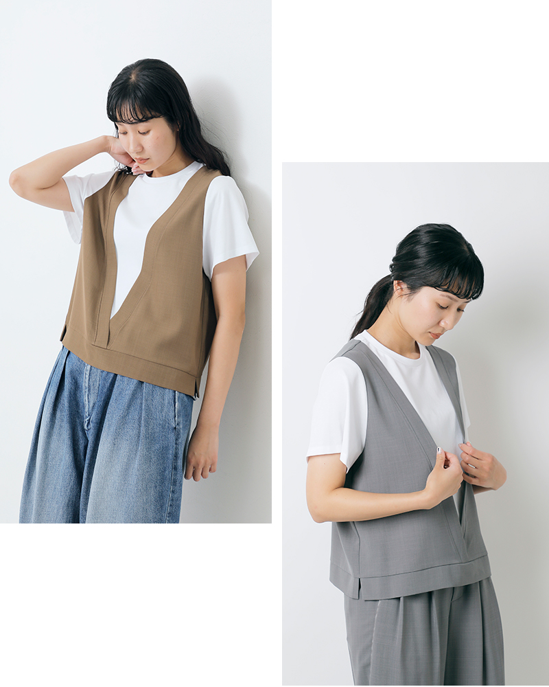 CYAN TOKYO(シアントーキョー)レイヤーライクコンビトップス501350