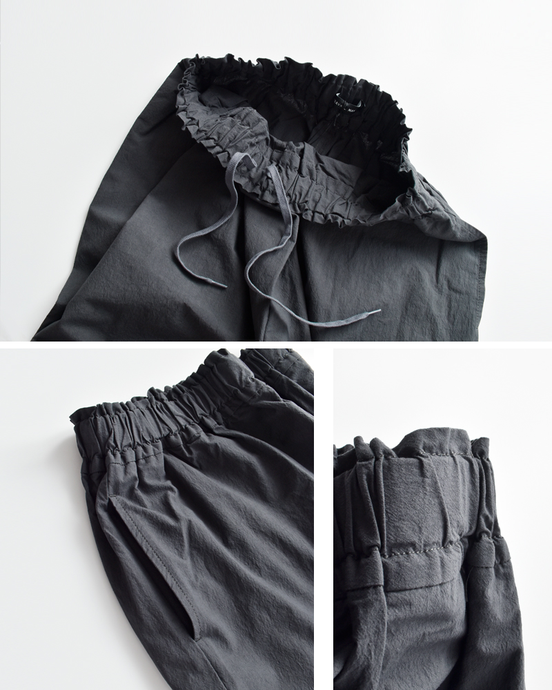 TRAVAIL MANUEL(トラバイユマニュアル)コットンハイツイストポプリンルーズバギーパンツ5084-same1