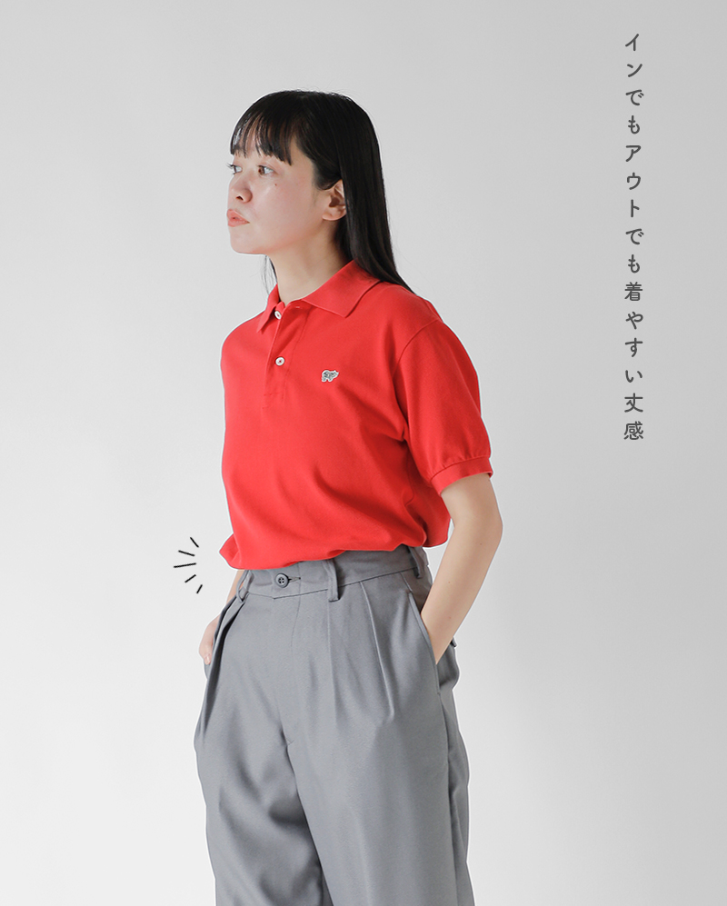 SCYE BASICS(サイベーシックス)コットンピケポロシャツ“CottonPiquePoloShirt”5225-21717