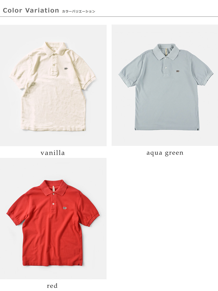 SCYE BASICS(サイベーシックス)コットンピケポロシャツ“CottonPiquePoloShirt”5225-21717