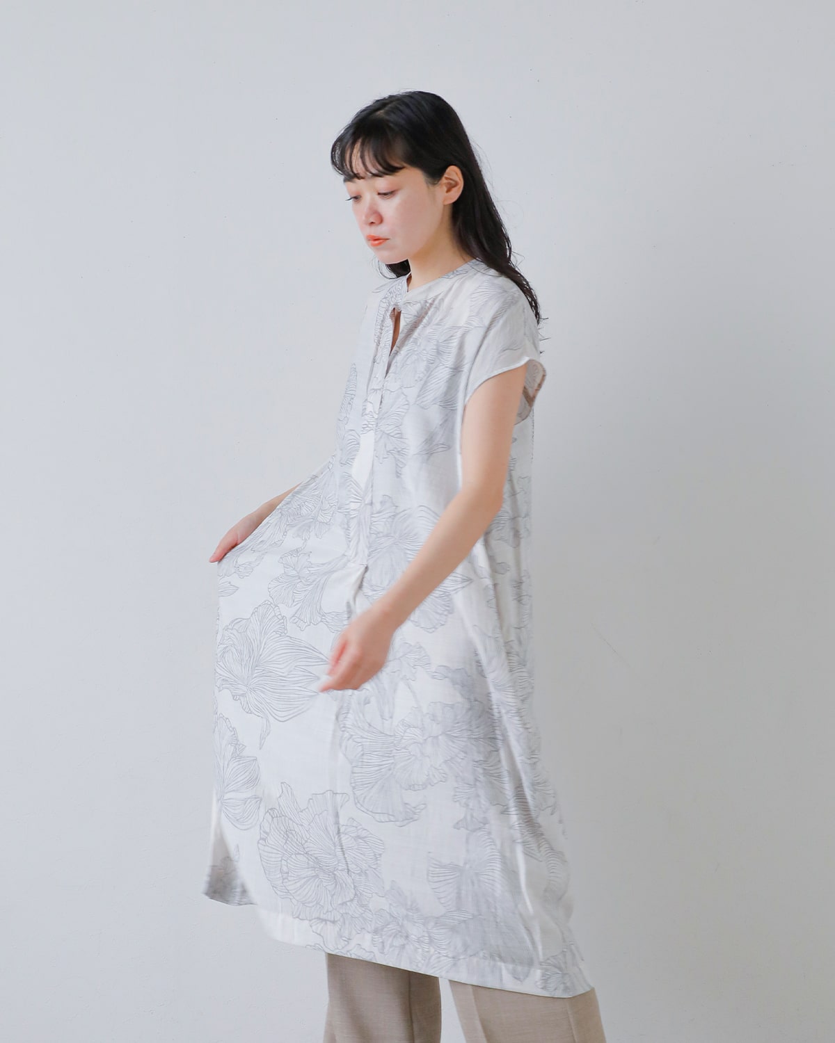 CHIGNON (シニヨン) パターンミックスワンピース 5152-202MK
