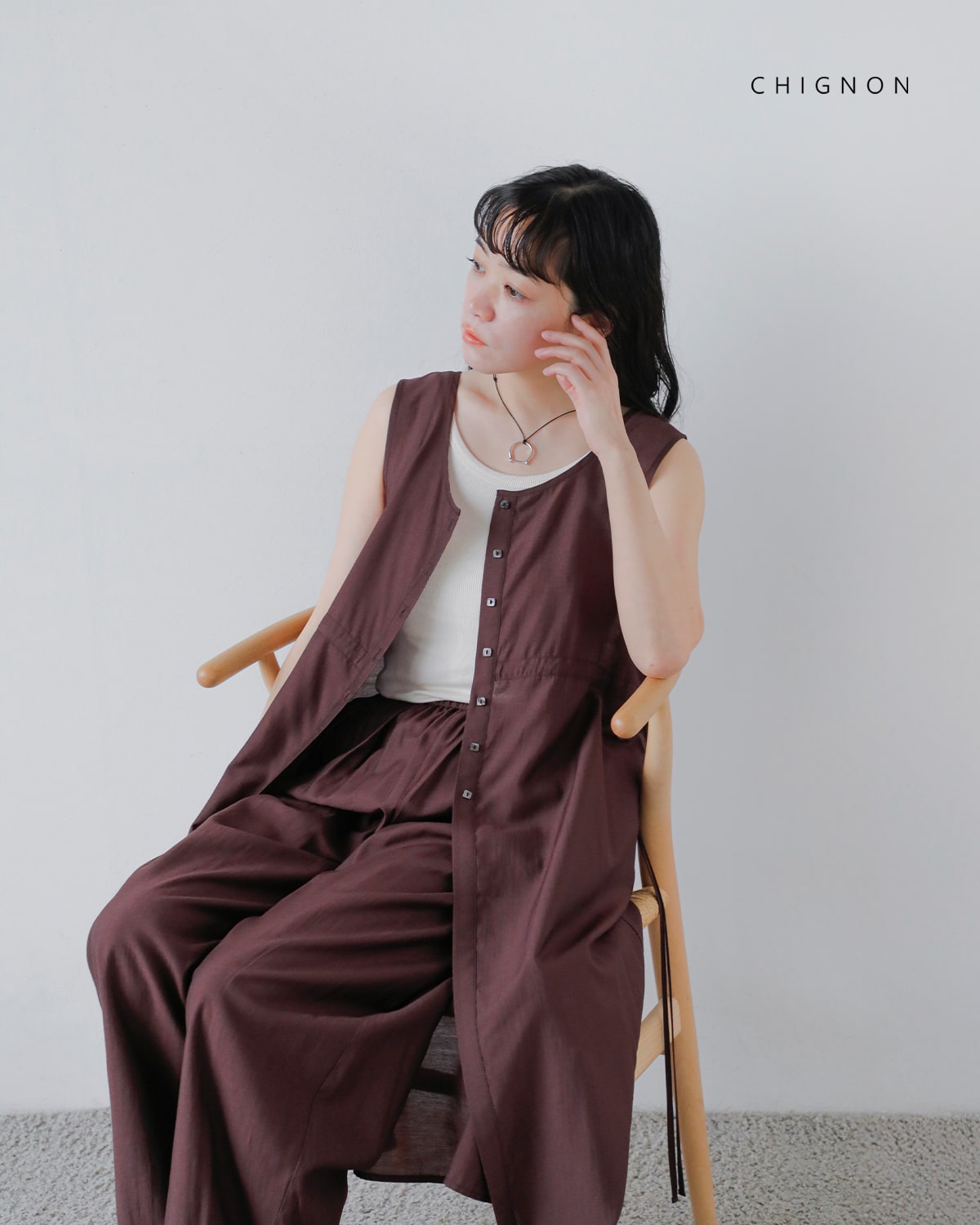 CHIGNON シニヨン 2way タンク ワンピース 5652-172kk-kk 2025ss