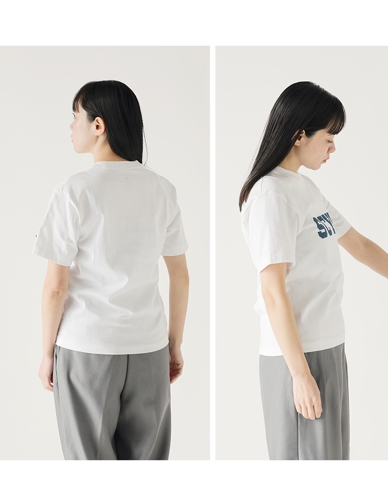 SCYE BASICS(サイベーシックス)コットンロゴTシャツ“30/2CottonJerseyLogoT-Shirt”5725-21700-1