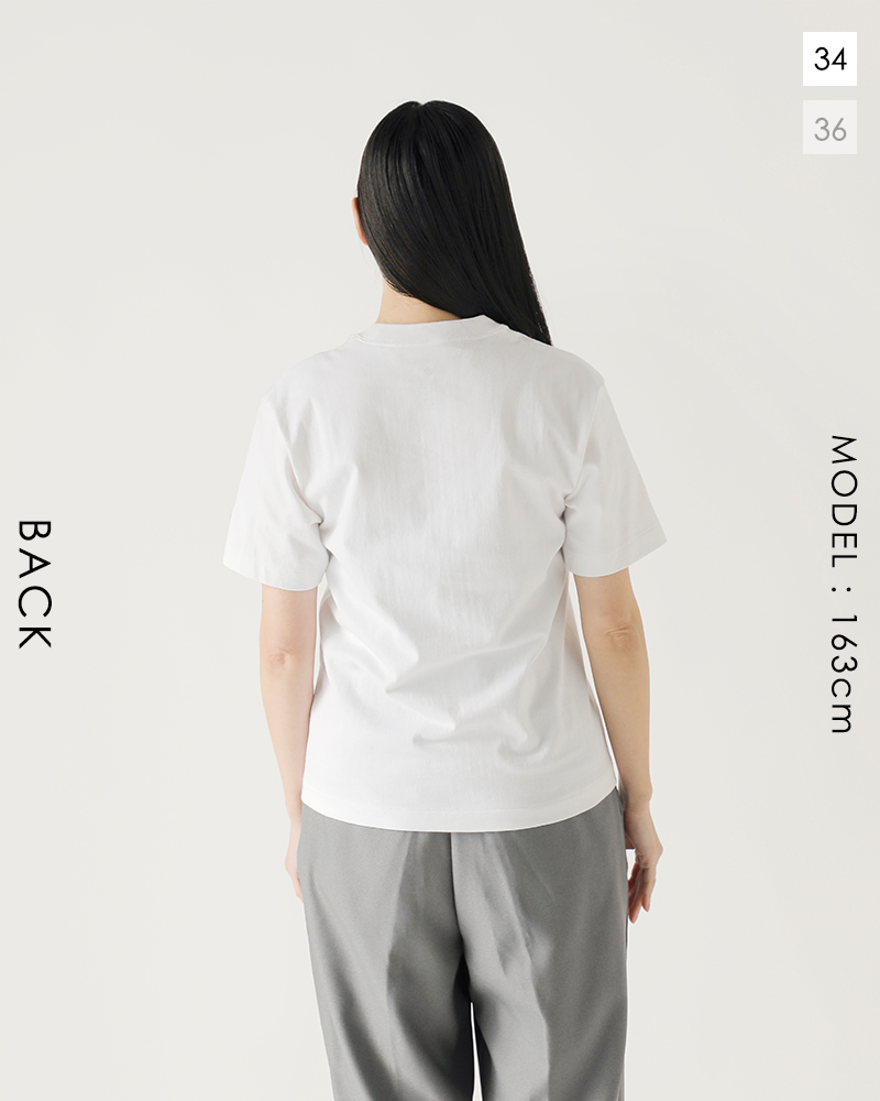 SCYE BASICS(サイベーシックス)コットンロゴTシャツ“30/2CottonJerseyLogoT-Shirt”5725-21700-1