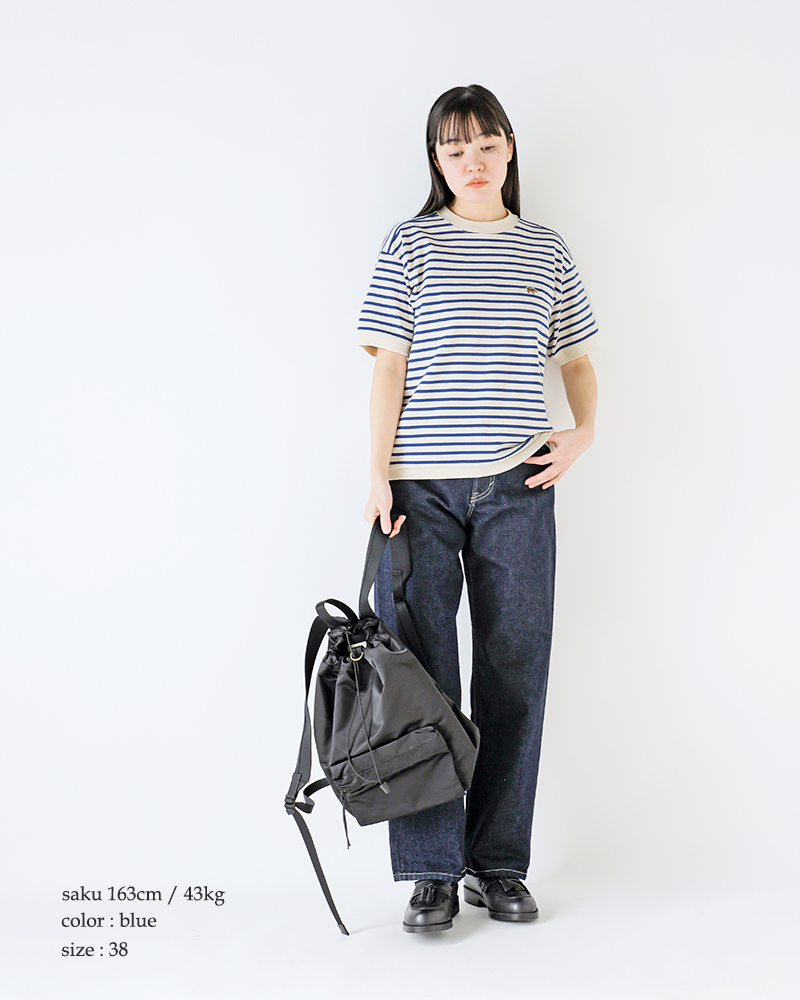 SCYE BASICS(サイベーシックス)コットンボーダー半袖Tシャツ“CottonStripedT-Shirt”5725-21705