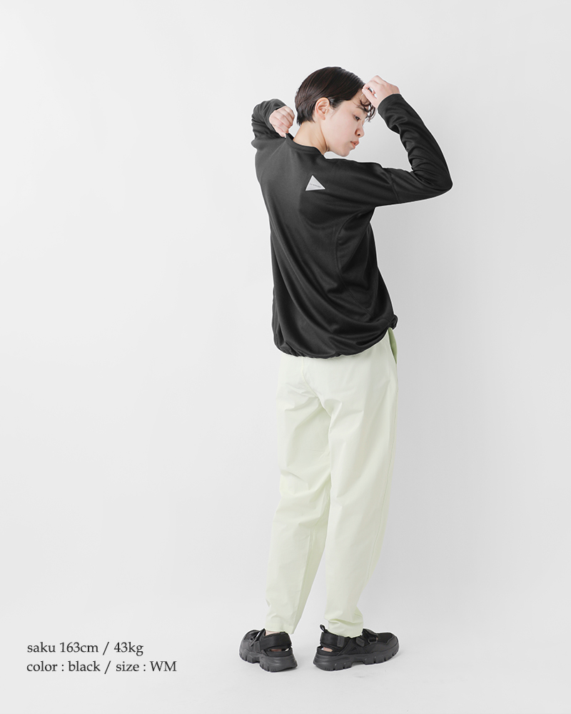 andwanderパワードライジャージーロングスリーブTシャツ574-3164007