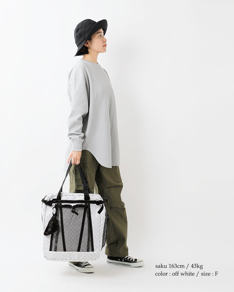 and wander(アンドワンダー)エコパック30L3wayトートバッグ“ECOPAK30L3waytotebag”574-3975005