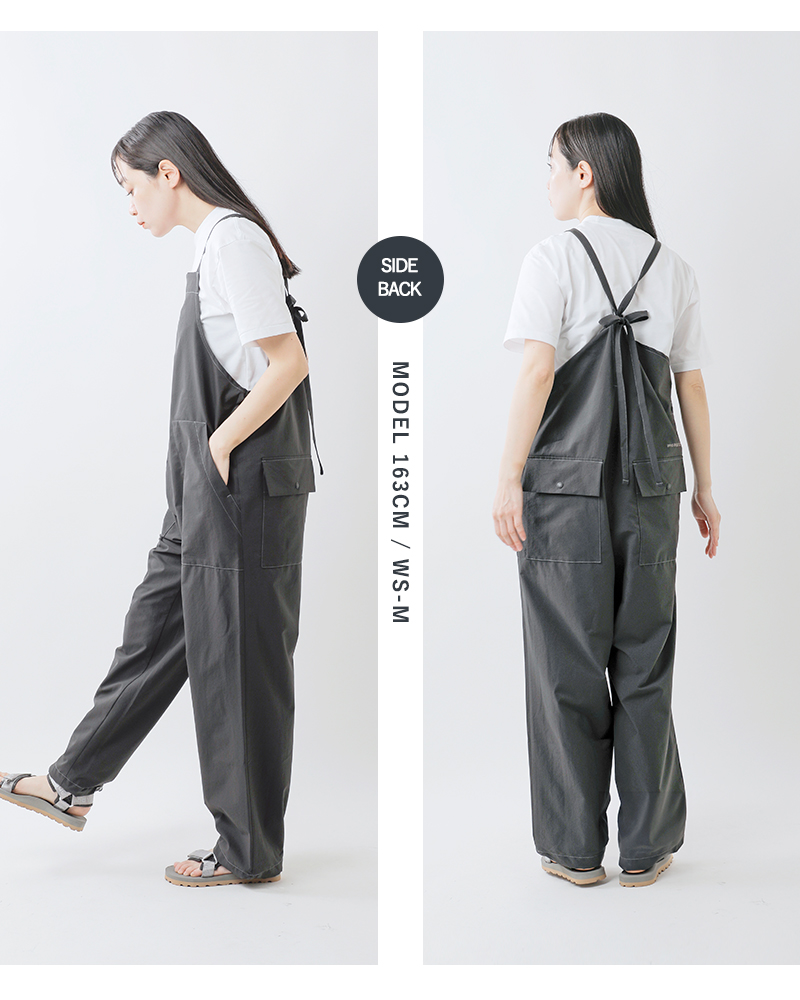 and wander(アンドワンダー)撥水ストレッチブリーザブルオーバーオール“drybreathableoverall”574-5142028