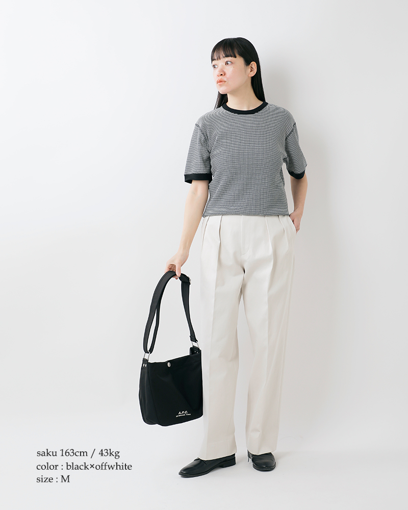 Healthknit(ヘルスニット)ベーシックワッフルクルーネック半袖プルオーバー602s