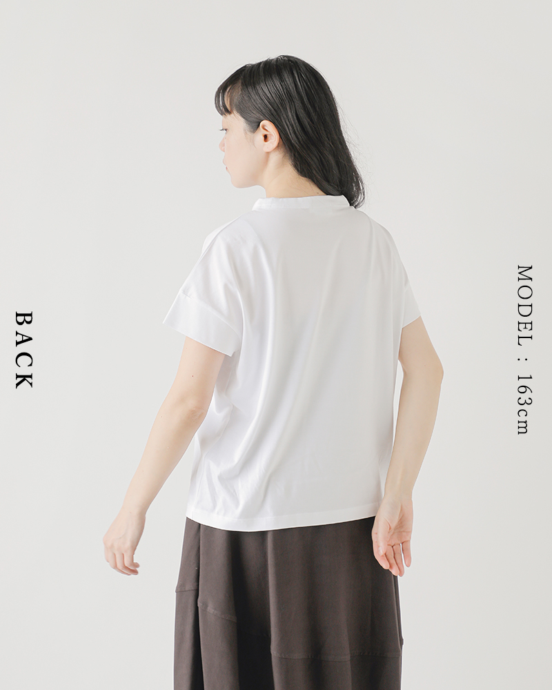 ハンドバーク 6260 60/2ジャージー クルーネックワイドTシャツ 半袖 カットソー レディース handvaerk [メール便可] handvaerk ハンドバーク 6260 60/2ジャージー クルーネック