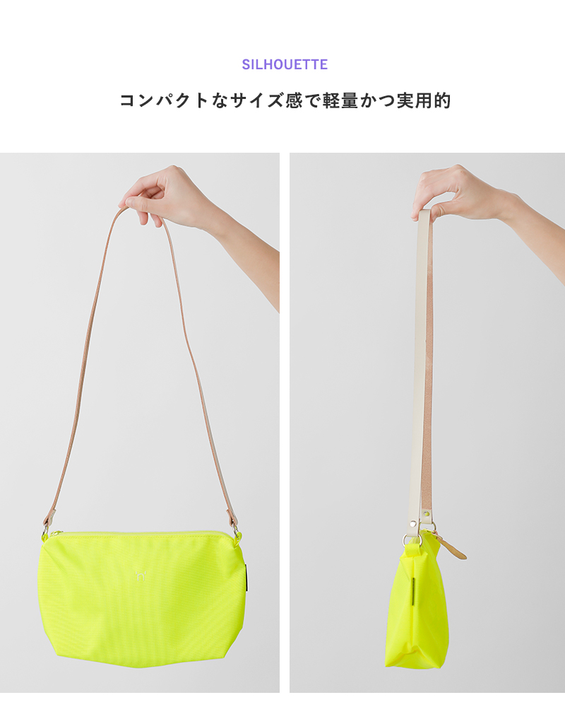 BAG’n’NOUN(バッグンナウン)モンタナナイロンレザーストラップポシェット“POUCHLONG/MNT”70021040