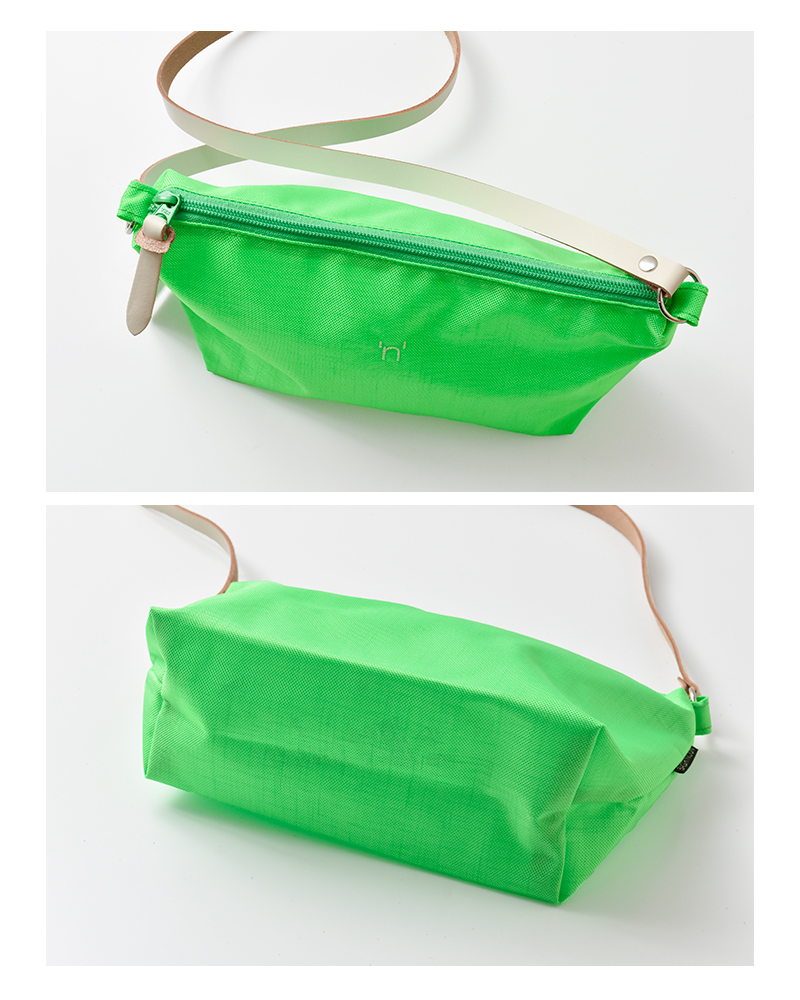 BAG’n’NOUN(バッグンナウン)モンタナナイロンレザーストラップポシェット“POUCHLONG/MNT”70021040