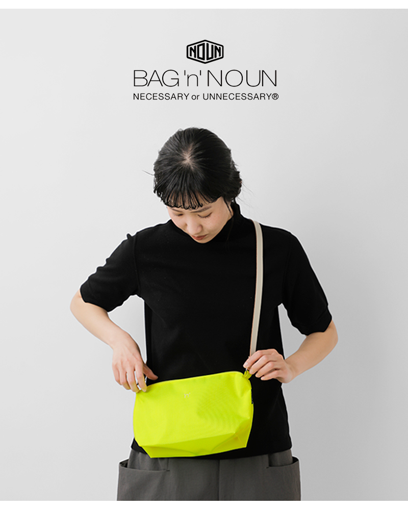 BAG’n’NOUN(バッグンナウン)モンタナナイロンレザーストラップポシェット“POUCHLONG/MNT”70021040