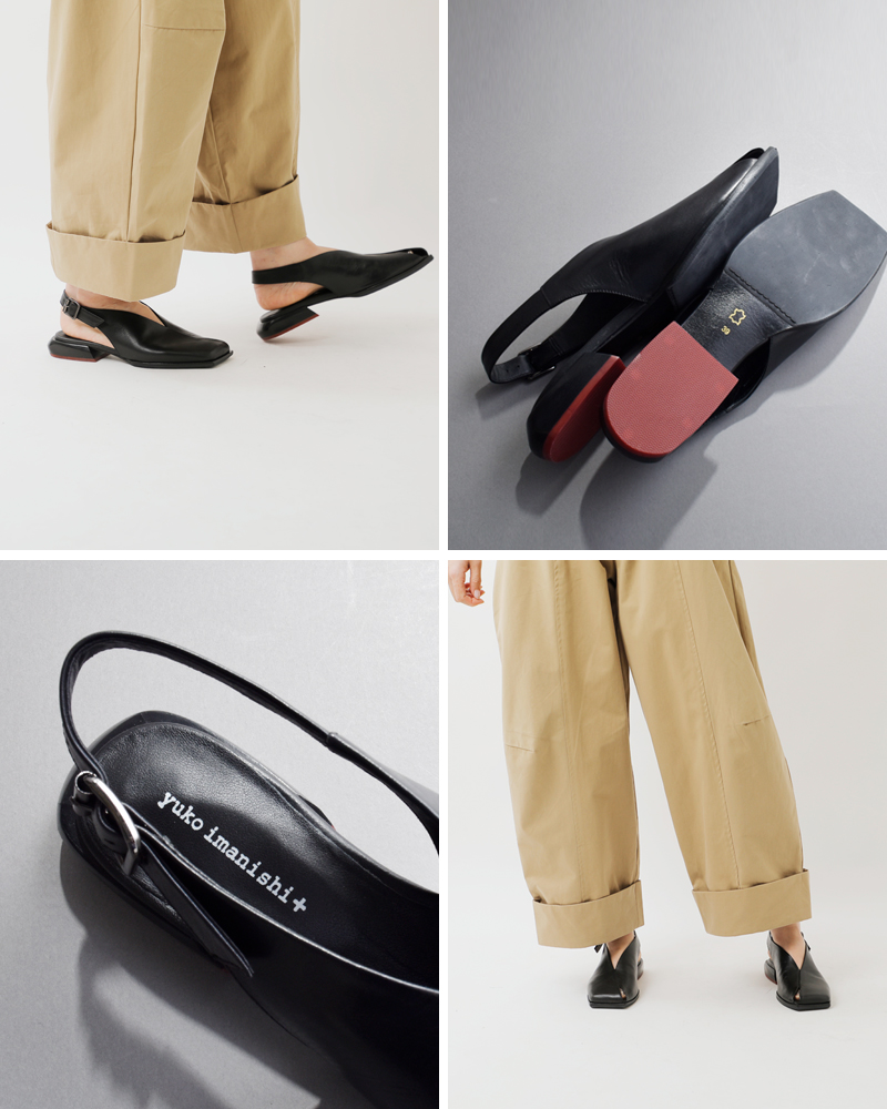 yuko imanishi+ ユウコイマニシプラス レザー バックストラップ
