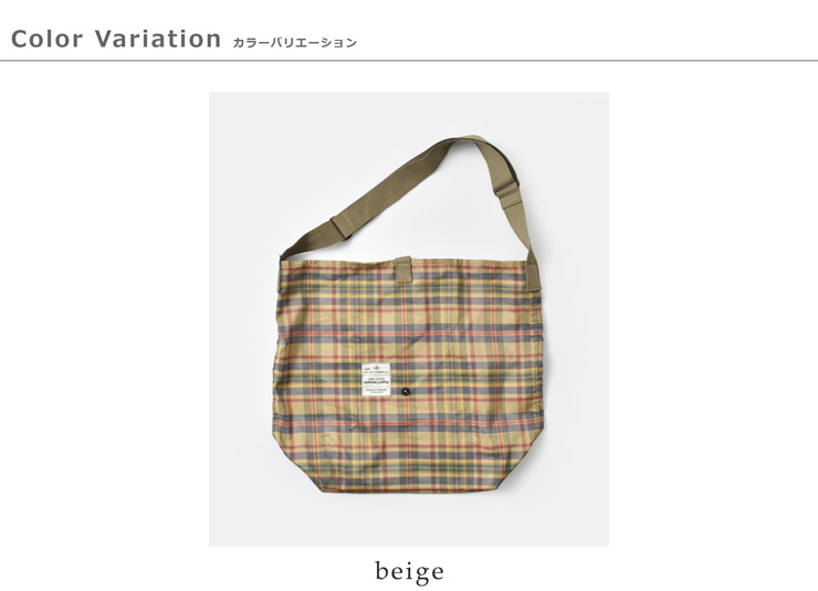 NIGEL CABOURN(ナイジェルケーボン)ラミーマルチチェックバッグ8050-00-61024