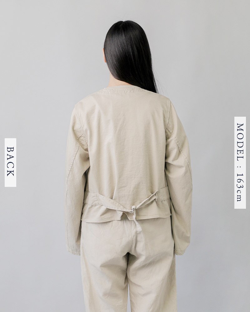 NIGEL CABOURN(ナイジェルケーボン)レイルロードウエストヘンプキャンバスジャケット8050-00-80000