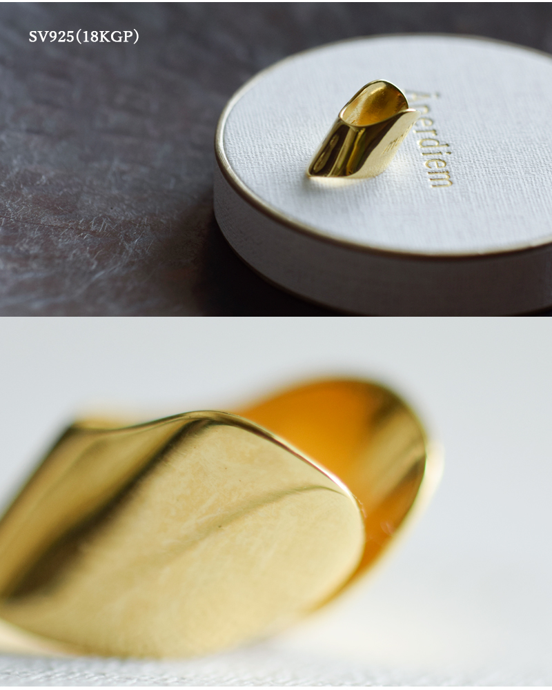 Aperdiem(アペルディエム)フラットハートイヤーカフ“FlatHeartEarCuff”片耳用81511045