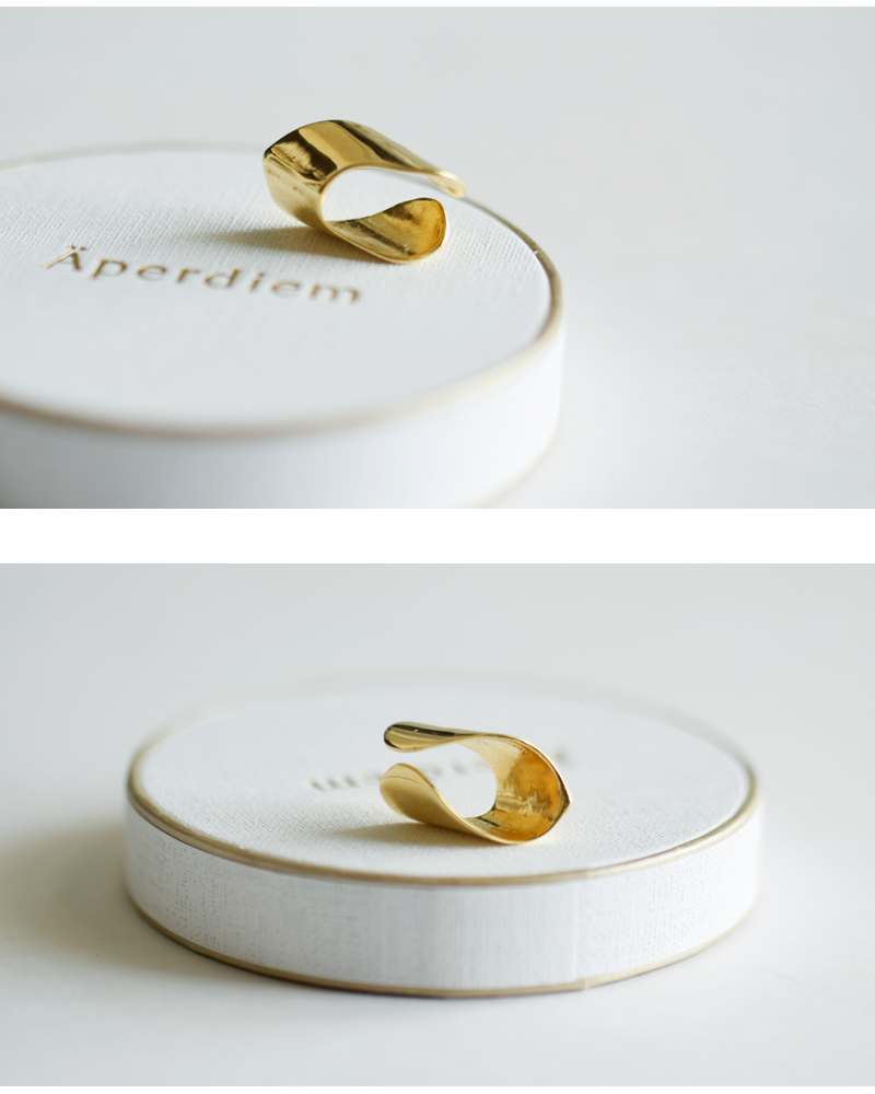 Aperdiem(アペルディエム)フラットハートイヤーカフ“FlatHeartEarCuff”片耳用81511045