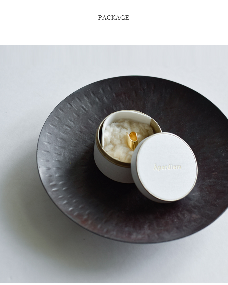 Aperdiem(アペルディエム)フラットハートイヤーカフ“FlatHeartEarCuff”片耳用81511045