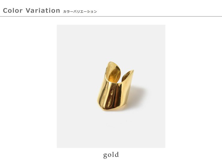 Aperdiem(アペルディエム)フラットハートイヤーカフ“FlatHeartEarCuff”片耳用81511045