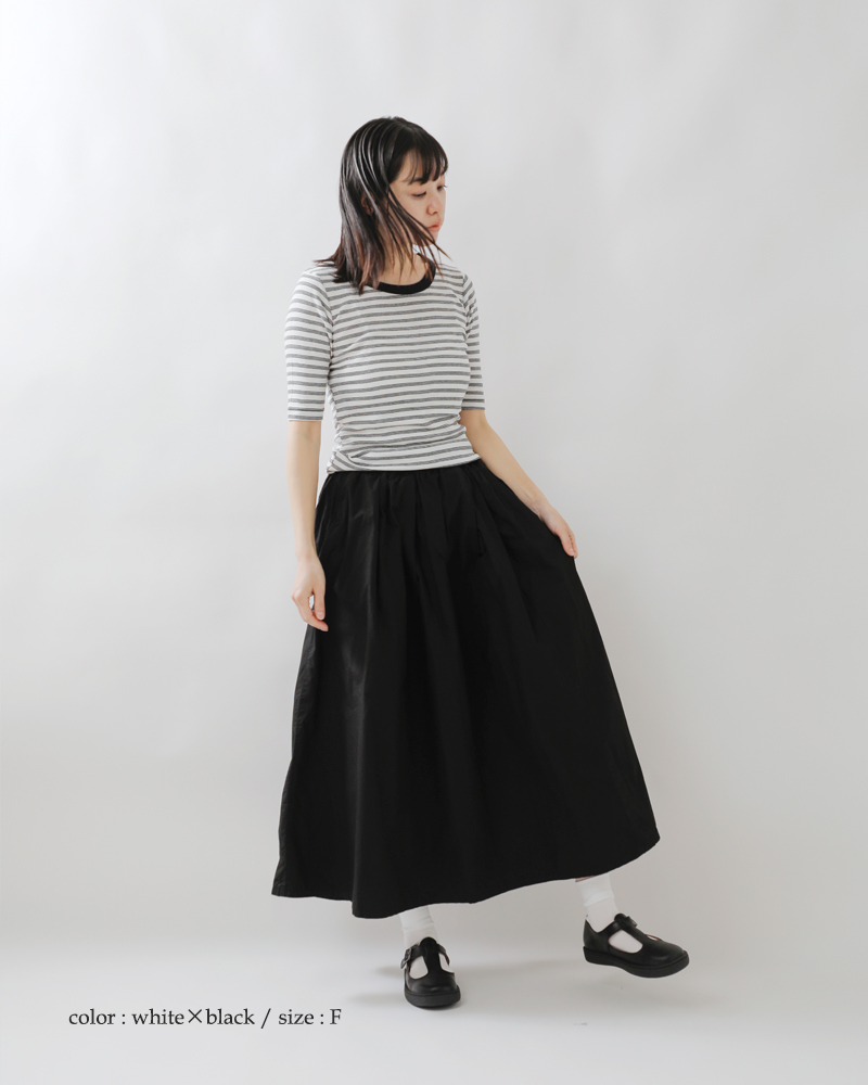 MILLER(ミラー)コットンパネルリブハーフスリーブTシャツ822c