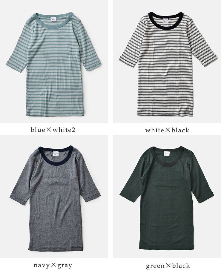 MILLER(ミラー)コットンパネルリブハーフスリーブTシャツ822c