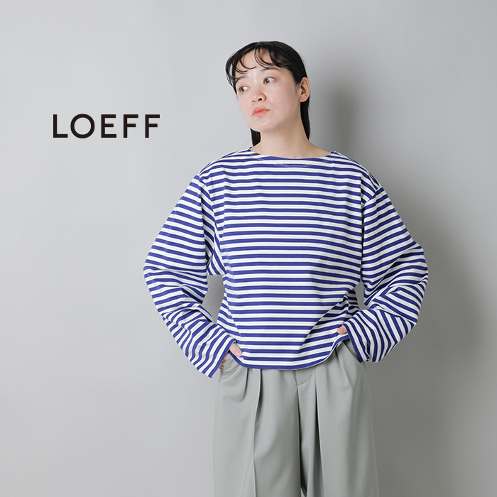 LOEFF(ロエフ)オーガニックコットン天竺ボーダーTシャツ8812-699-0045