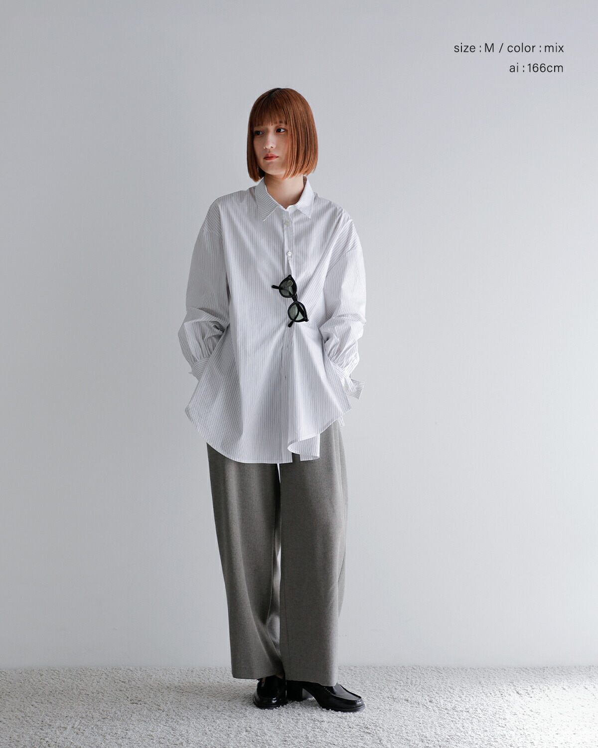MANOF(マノフ)ダブルカフリンクスシャツ88122-4012