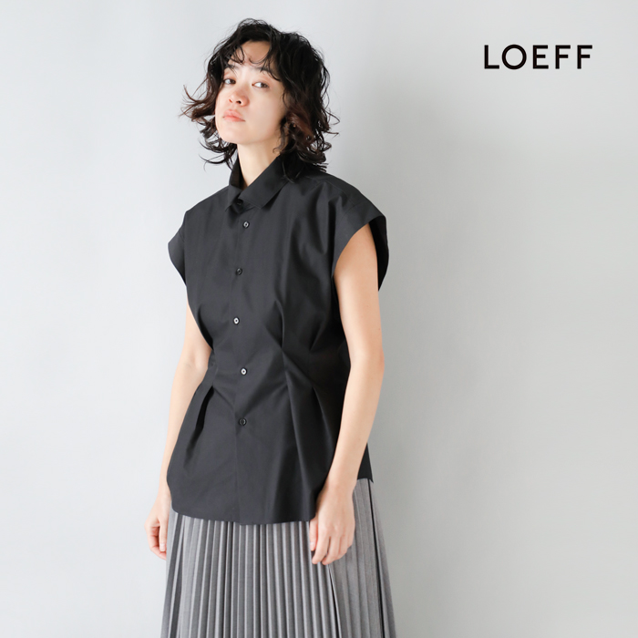 LOEFF(ロエフ)スーピマコットンブロードウエストポイントクラシカルシャツ8816-299-0014