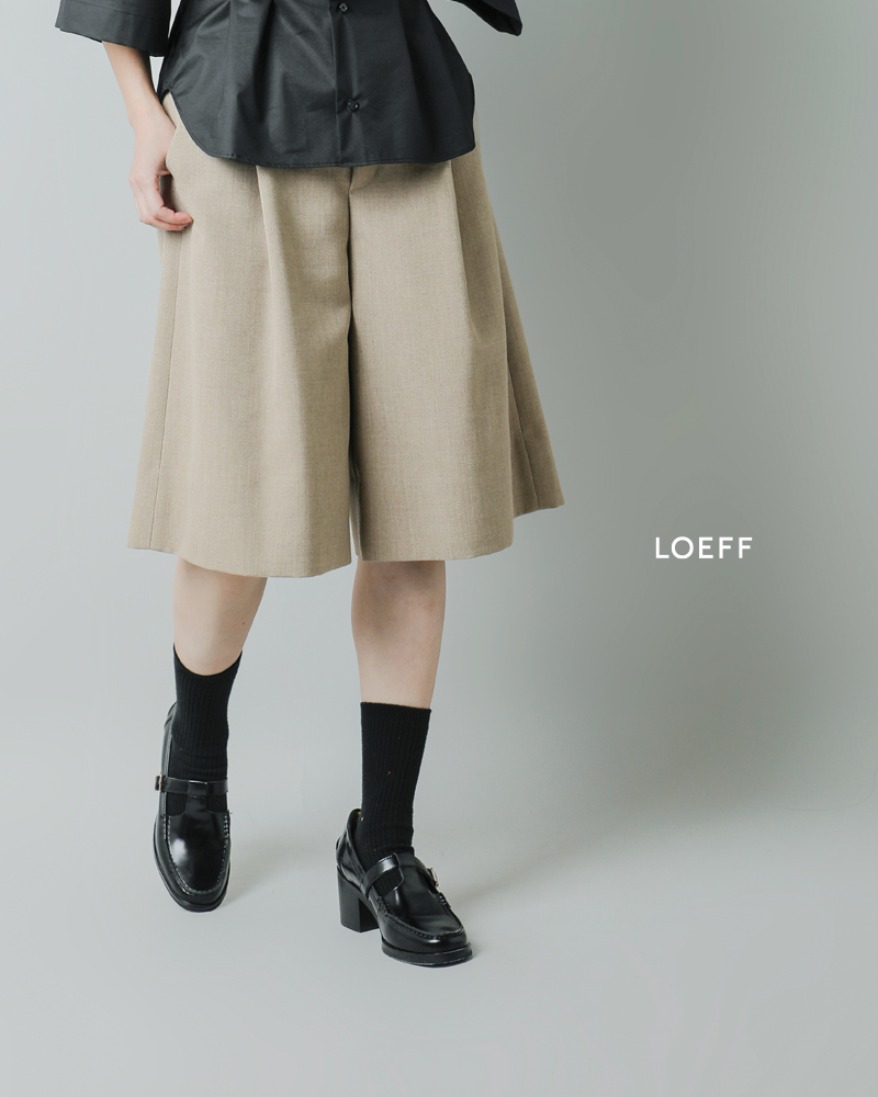 LOEFF(ロエフ)ホップサックタックフレアAラインキュロット8819-299-0024