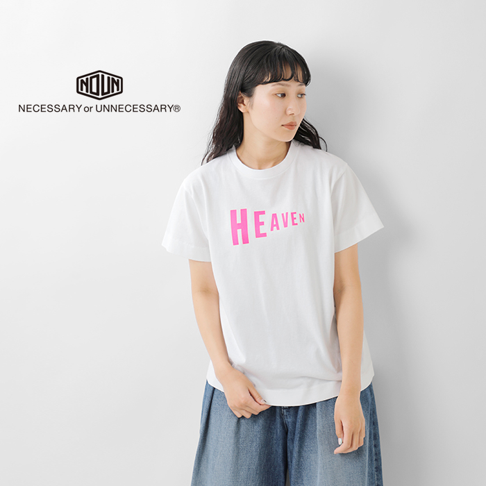 BAG’n’NOUN(バッグンナウン)コットンプリント半袖Tシャツ“HEAVEN-T”90012113