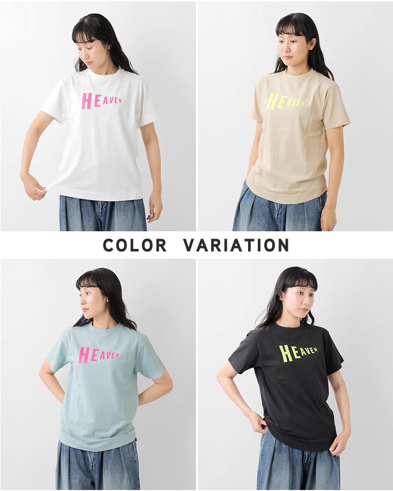 BAG’n’NOUN(バッグンナウン)コットンプリント半袖Tシャツ“HEAVEN-T”90012113