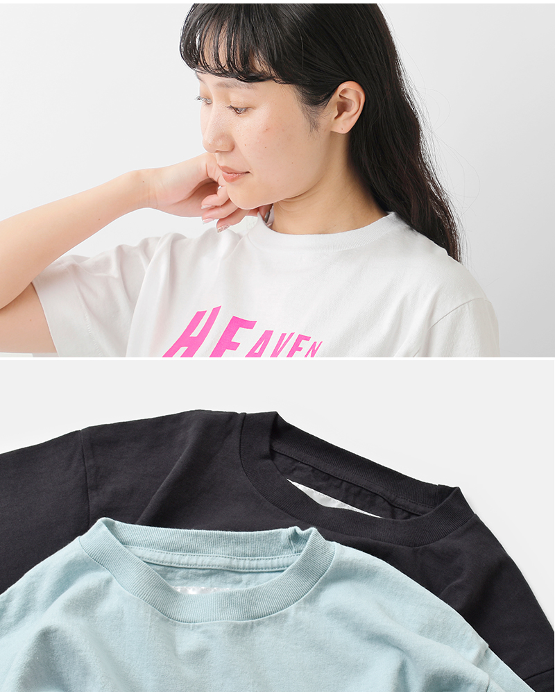 BAG’n’NOUN(バッグンナウン)コットンプリント半袖Tシャツ“HEAVEN-T”90012113