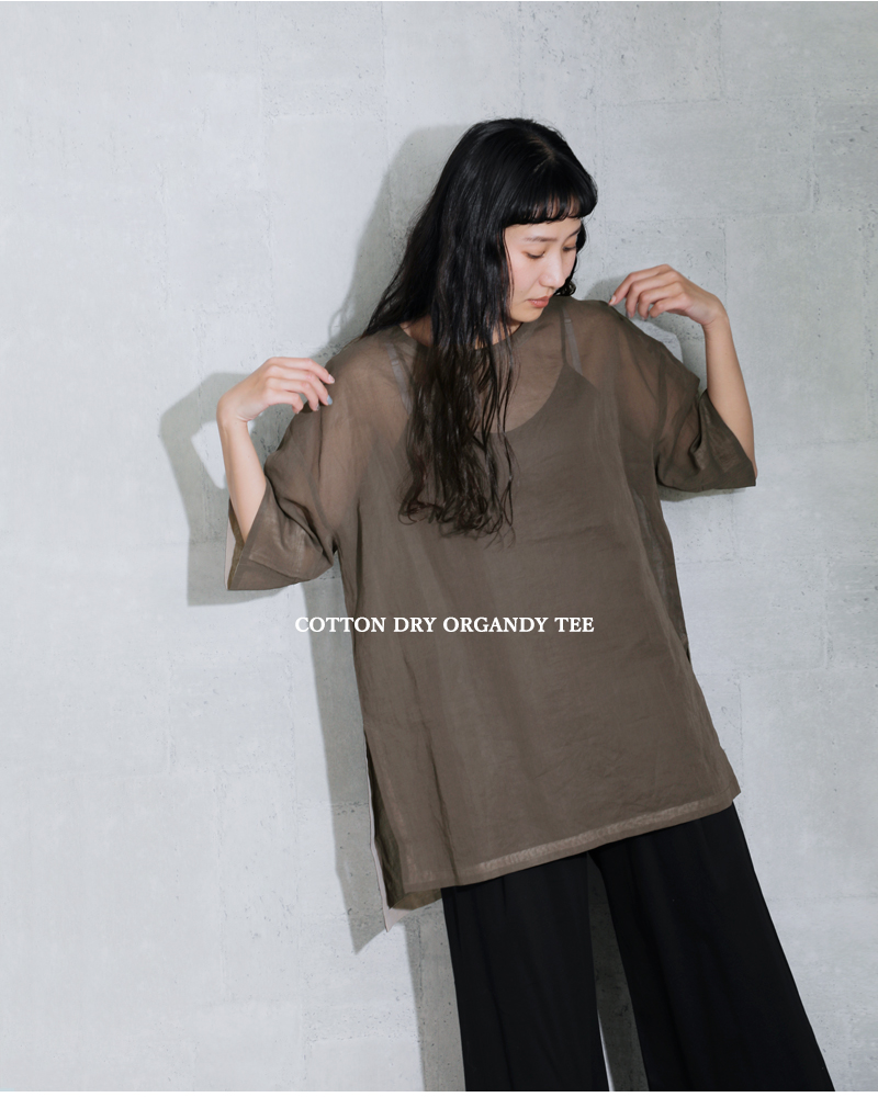 tシャツ Foggyバックスリットコットンプルオーバー レディース HUG.U カットソー アシメ バックスリット トップス 変形 二の腕