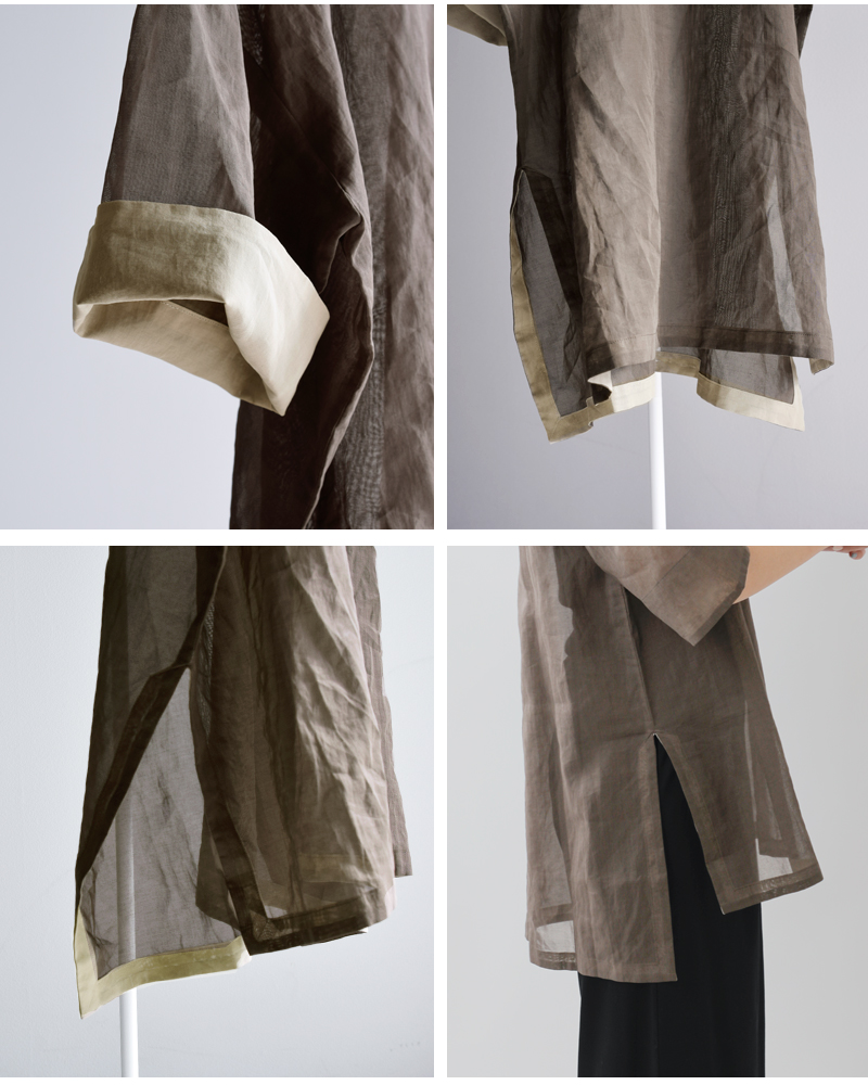 Squady(スカディ)コットンドライオーガンジーＴシャツ909-1283