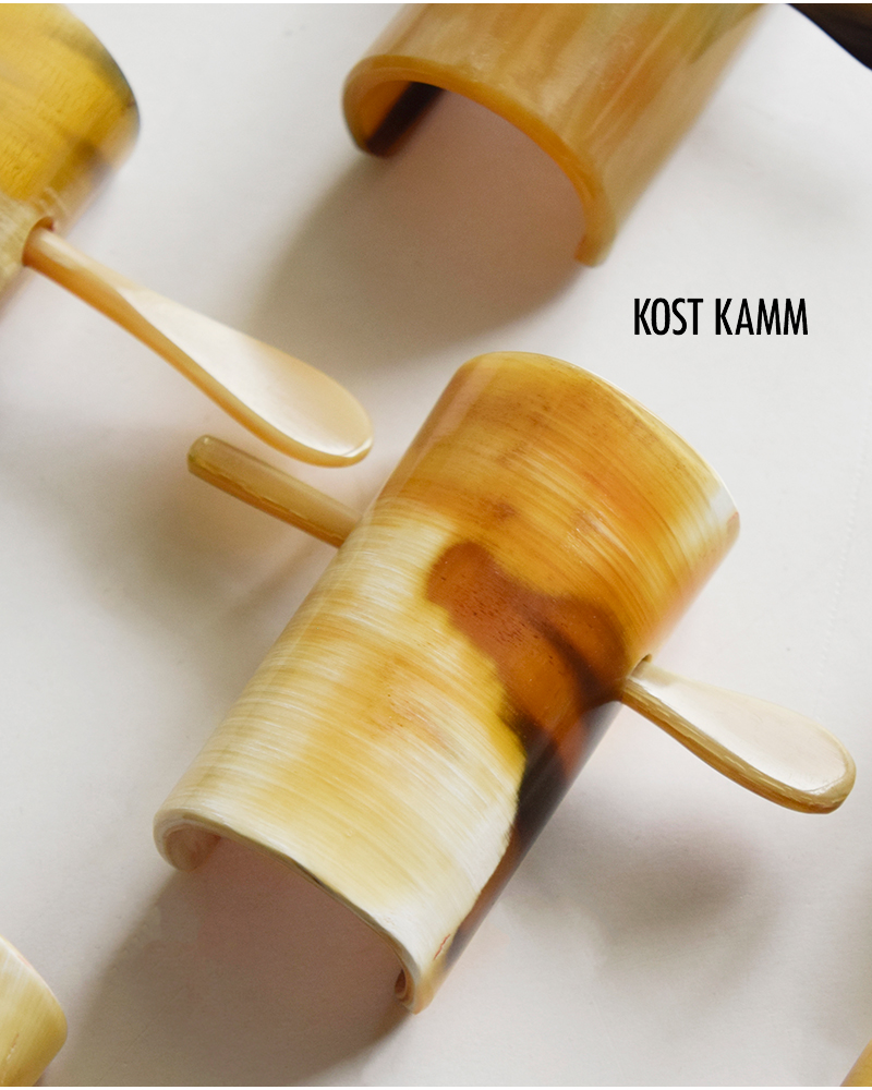 KOSTKAMM(コストカム)ウォーターバッファローホーンヘアクリップウィズスティック9438