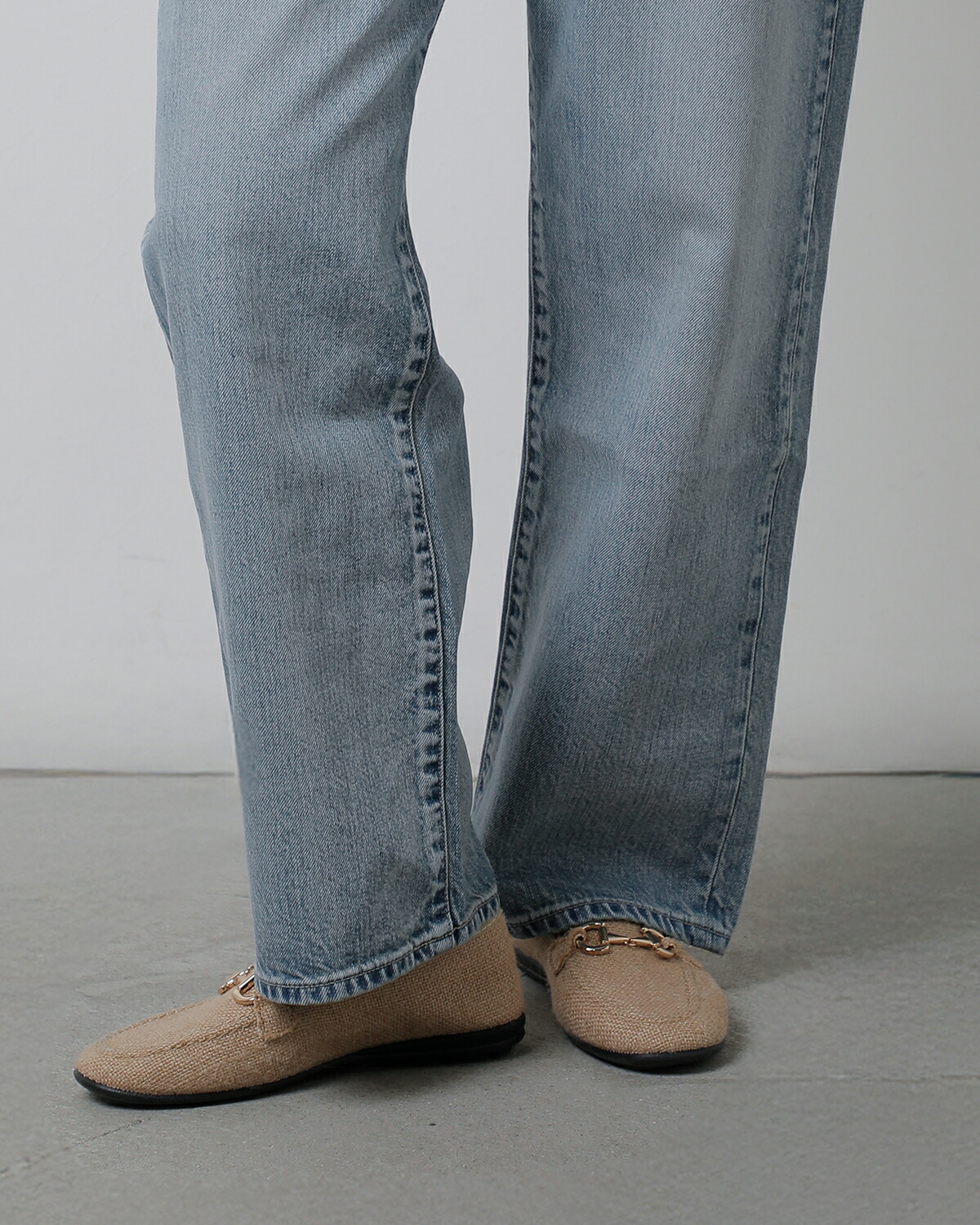KURO(クロ)ハイウエストワイドテーパードデニムパンツ“OPTIMAWASH002/WASH003”964030-31