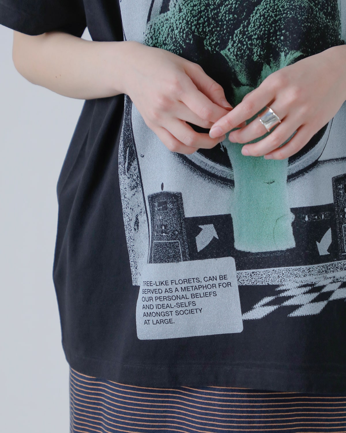 30%OFF】KURO クロ ラウンドシェイプ Tシャツ “ROUND SHAPE DYED