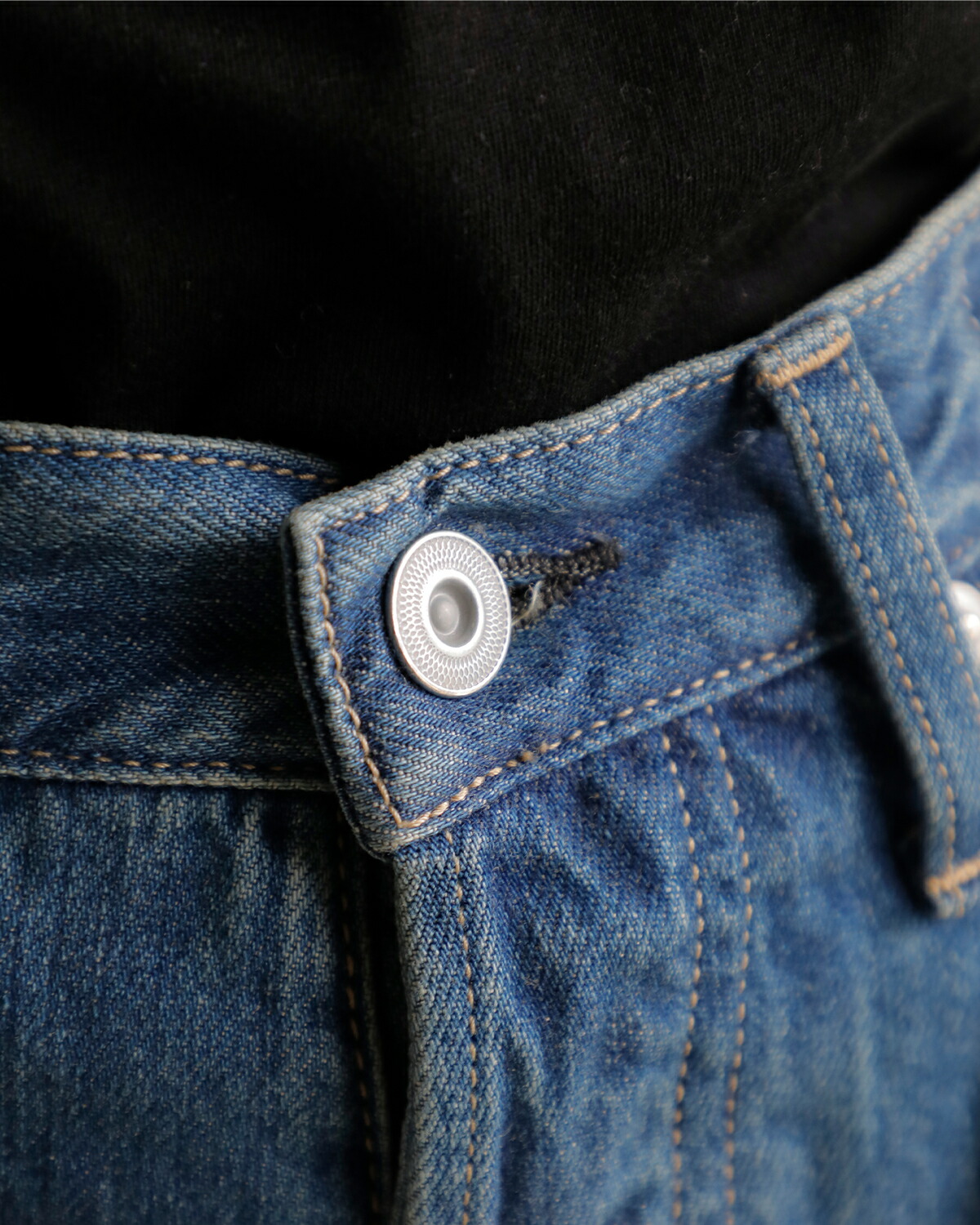 KURO(クロ)デニムワイドクロップドパンツ“WIDESPREADCROPPEDSHORTS”964140964140