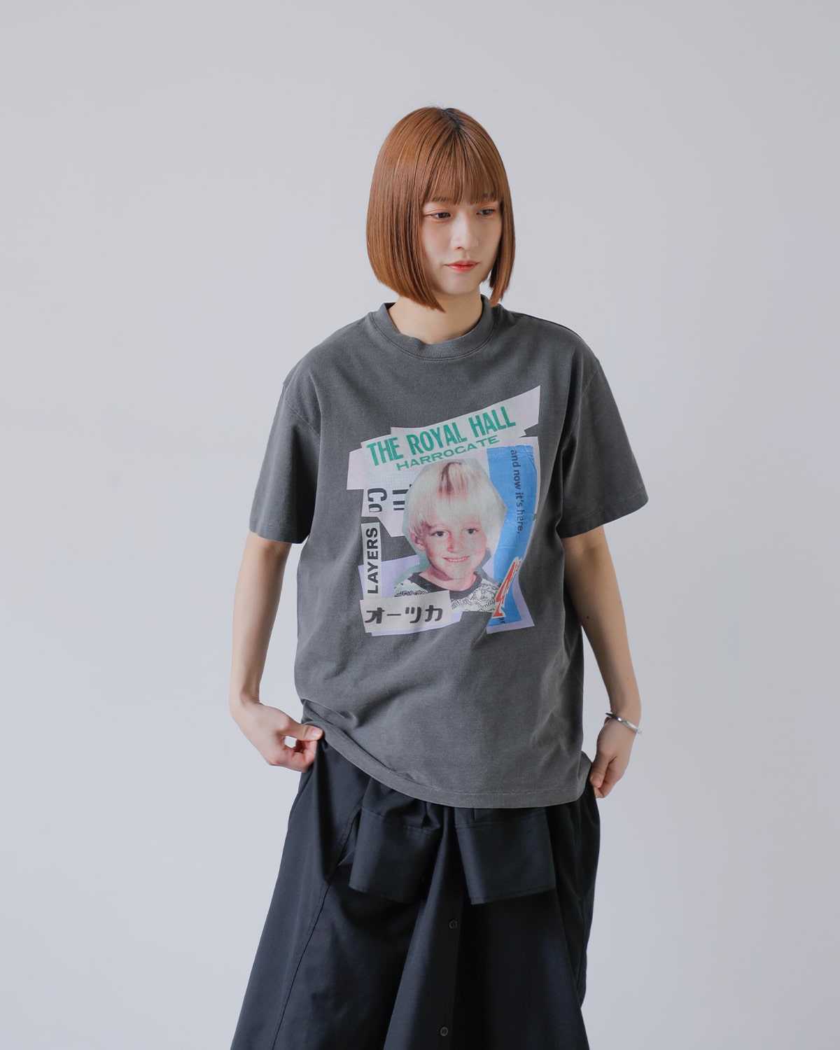 3こ1】【20%OFF】KURO クロ ラウンドシェイプ ショートスリーブ