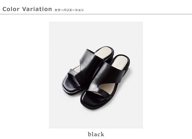ブラック フラットサンダル　38 CHARLES ＆ KEITH 「charles&keith」 フラットサンダル 38