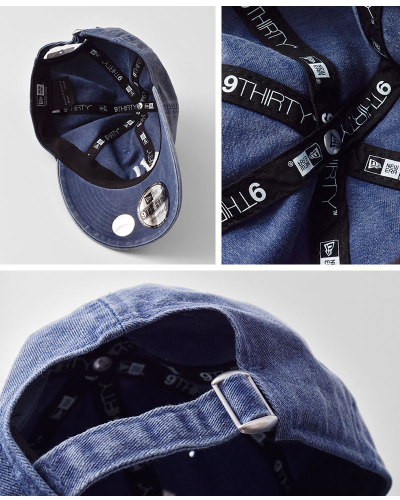 NEW ERA ニューエラ 9THIRTY アシッドウォッシュ MLB バイザー