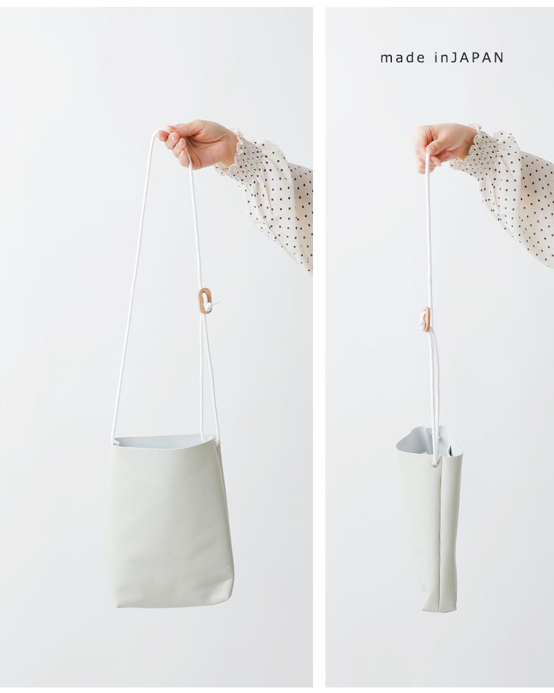 ATELIER 4.5(アトリエ4.5)ゴートレザーインナーポケット付きサコッシュa-004