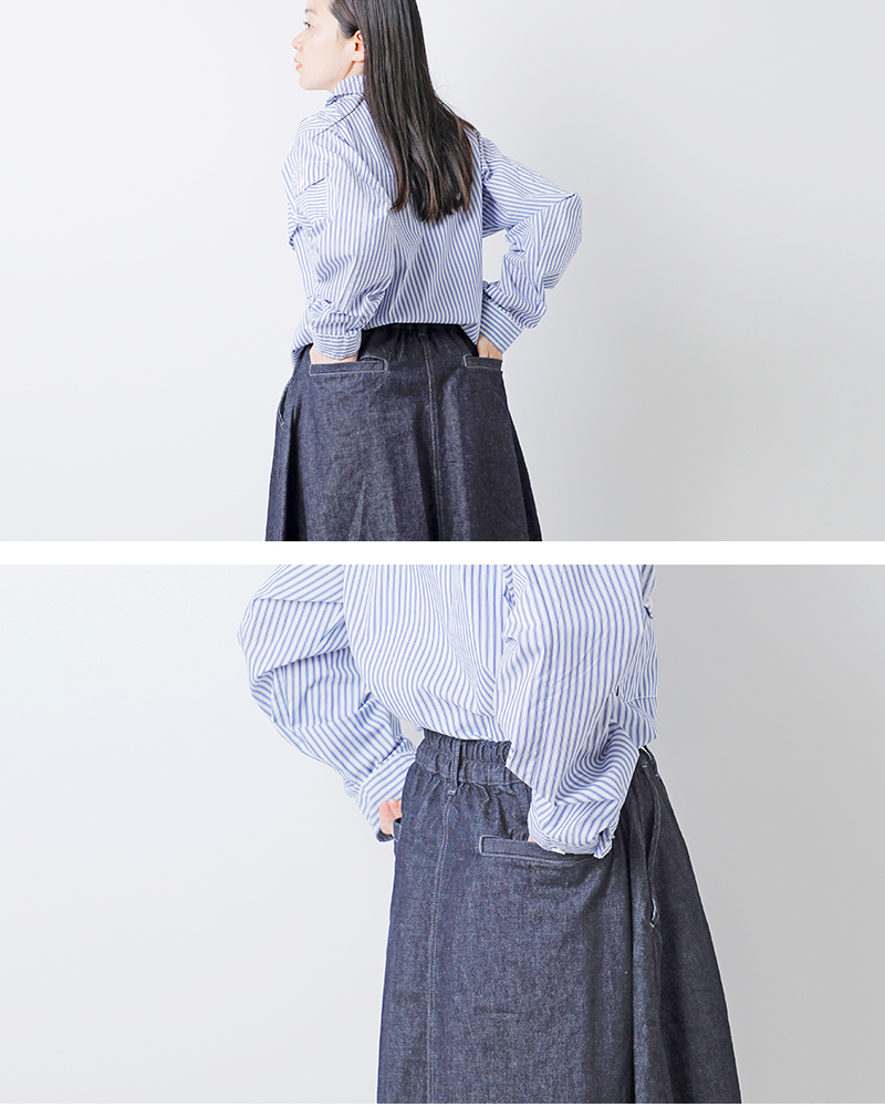 HARVESTY(ハーベスティ)10ozデニムサーカススカートa22504-same1
