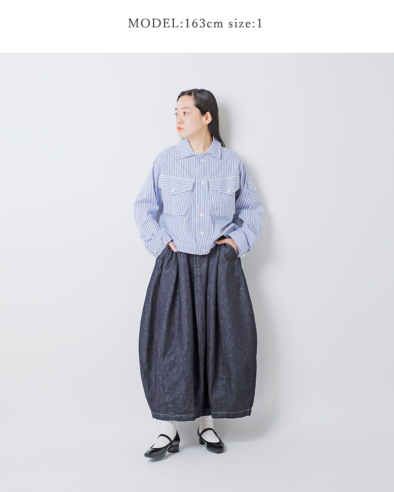 HARVESTY(ハーベスティ)10ozデニムサーカススカートa22504-same1