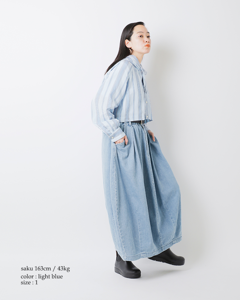 HARVESTY(ハーベスティ)10ozデニムサーカススカートa22504-same1