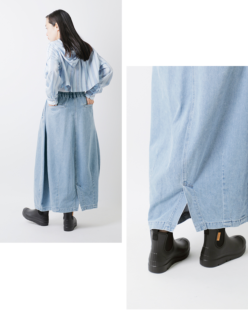 HARVESTY(ハーベスティ)10ozデニムサーカススカートa22504-same1